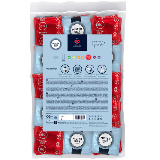 MISTER SIZE - CONDOOMMAAT XL 60 MM (100 STUKS)
