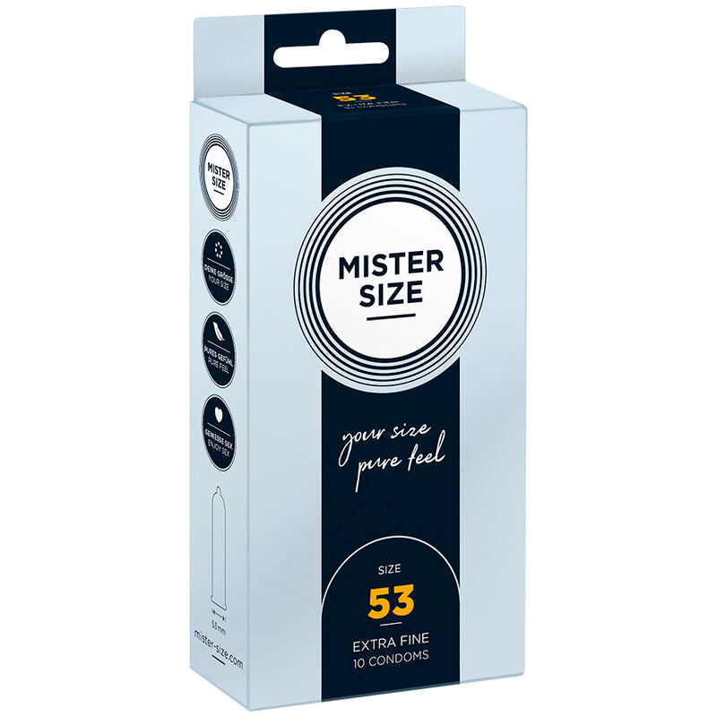 MISTER SIZE - CONDOOMMAAT M 53 MM (10 STUKS)