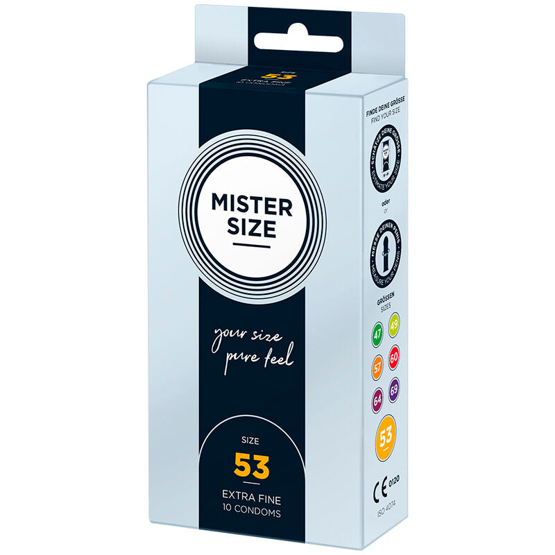 MISTER SIZE - CONDOOMMAAT M 53 MM (10 STUKS)