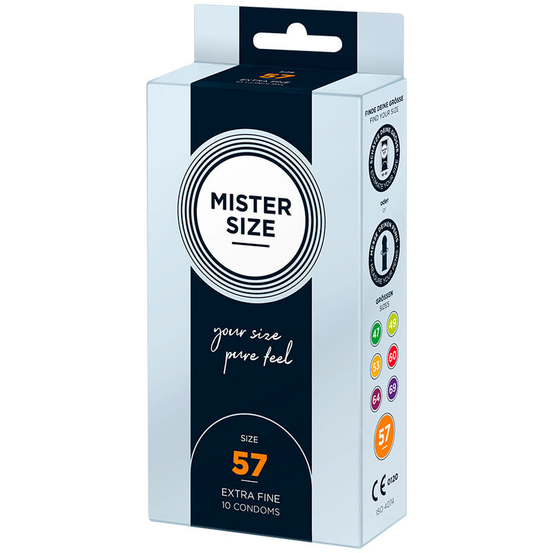 MISTER SIZE - CONDOOM MAAT L 57 MM (10 STUKS)