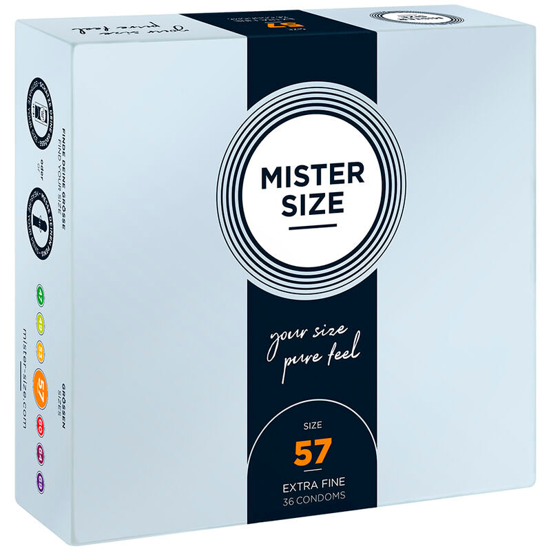 MISTER SIZE - CONDOOMMAAT L 57 MM (36 STUKS)