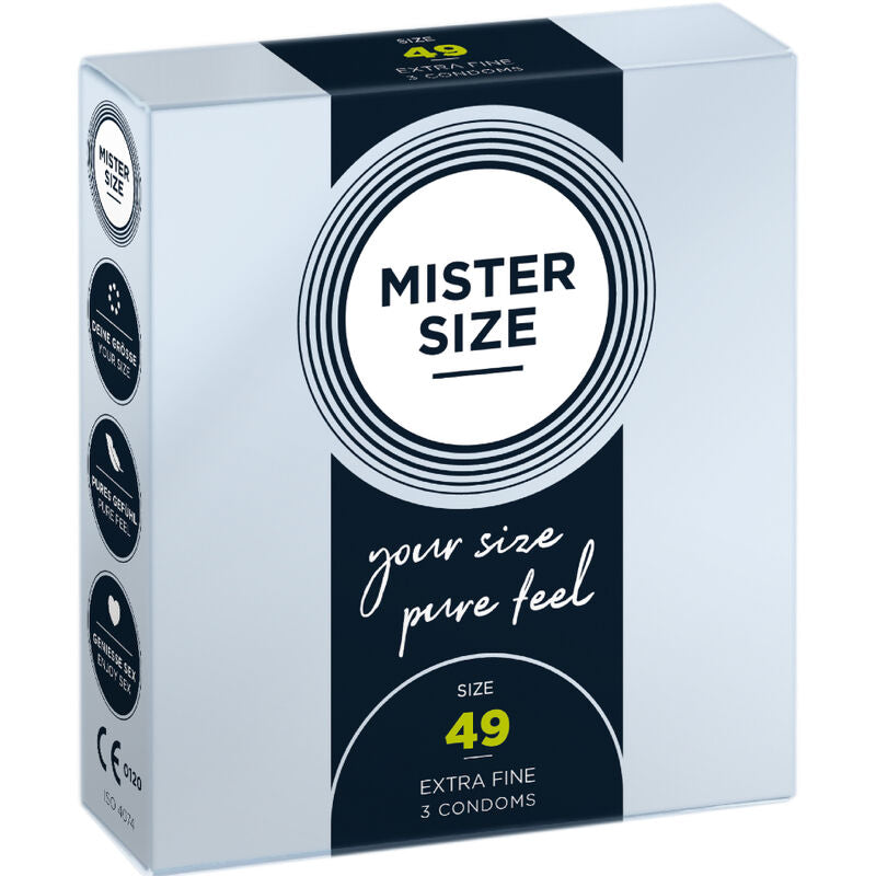 MISTER SIZE - CONDOOMMAAT S 49 MM (3 STUKS)