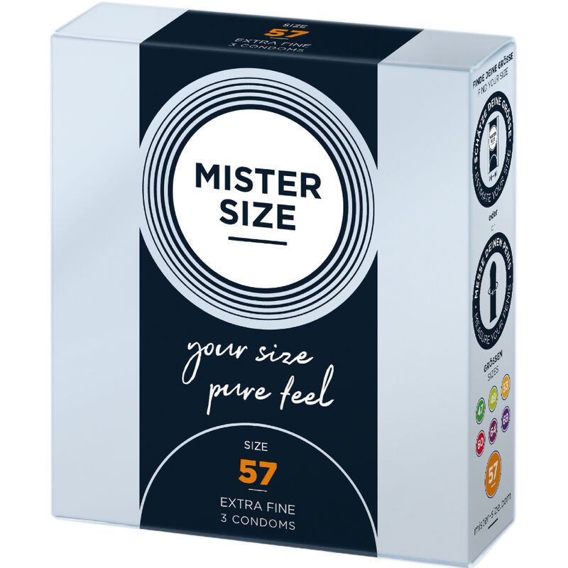 MISTER SIZE - CONDOOM MAAT L 57 MM (3 STUKS)