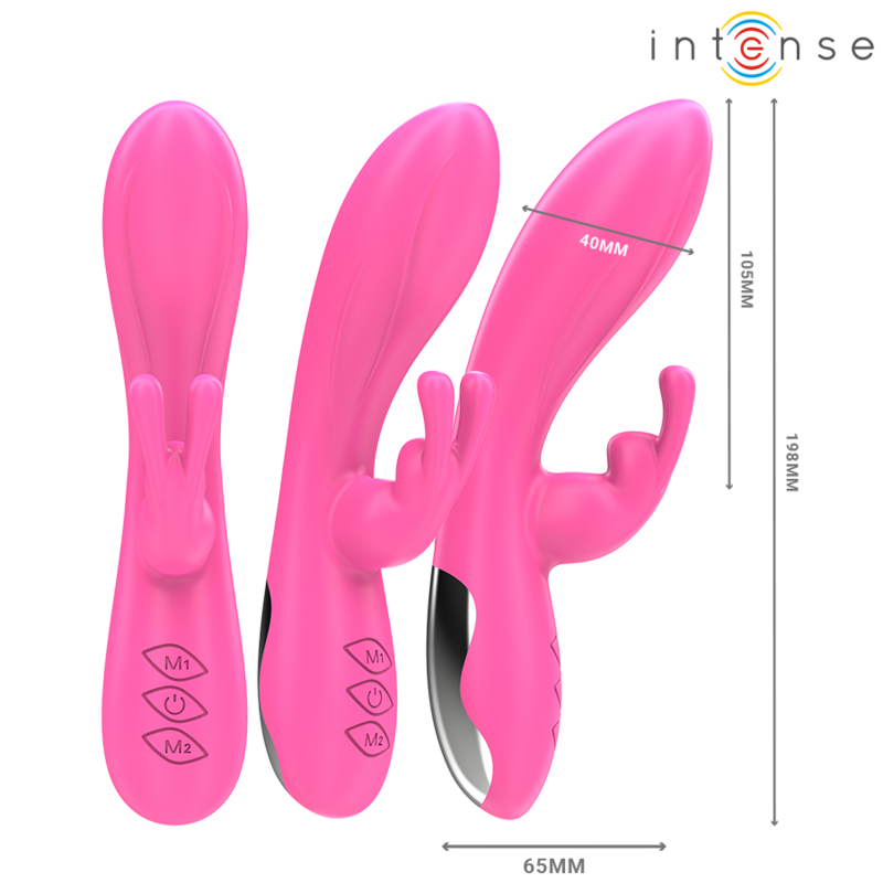 INTENS - RANDALL KONIJN VIBRATOR 10 TRILLINGEN ROZE