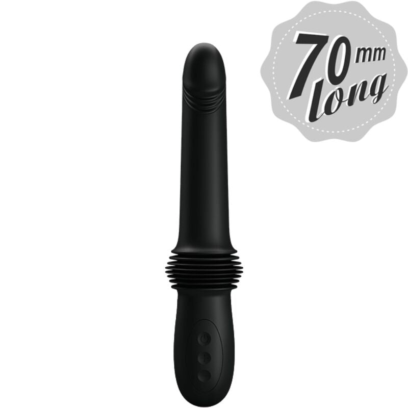 PRETTY LOVE - PAZUZU VIBRATOR 3 STUWSTANDEN ZWART