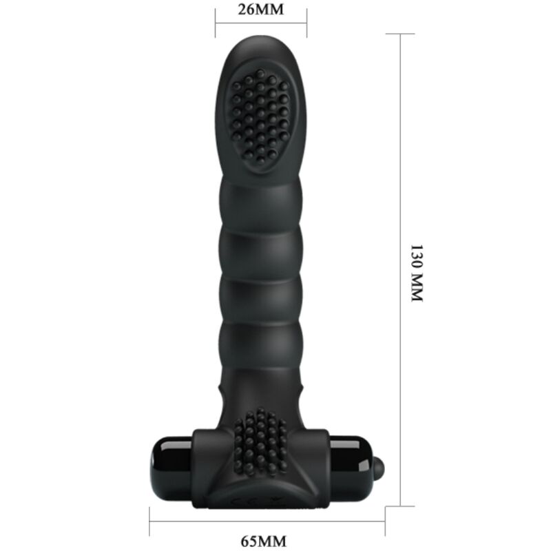 PRETTY LOVE - ALEXANDER VINGERVIBRATOR 10 TRILLINGEN ZWART