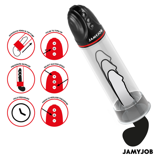 JAMYJOB - XPAND AUTOMATISCHE POMP 3 AFZUIGNIVEAUS GRIJS