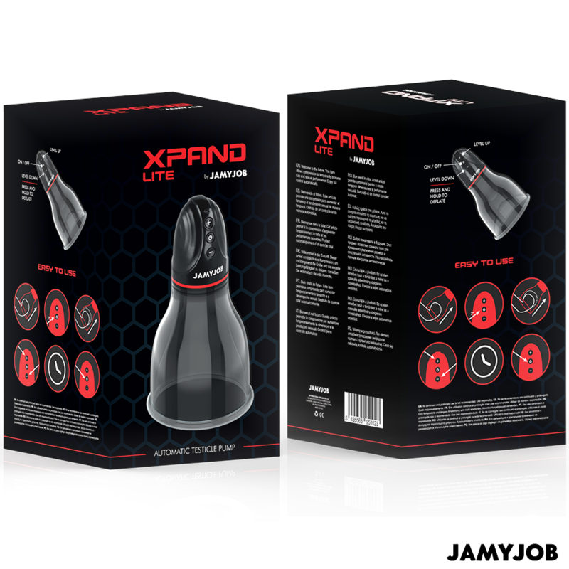 JAMYJOB - XPAND LITE AUTOMATISCHE TEELBALPOMP 3 ZUIGNIVEAUS GRIJS