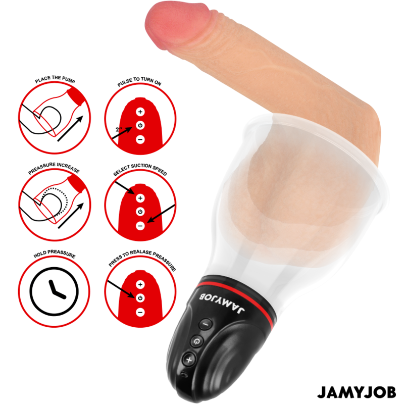JAMYJOB - XPAND LITE AUTOMATISCHE TEELBALPOMP 3 ZUIGNIVEAUS GRIJS