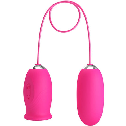 PRETTY LOVE - DAISY VIBREREND EI + CLITORISSTIMULERENDE TONG ROZE