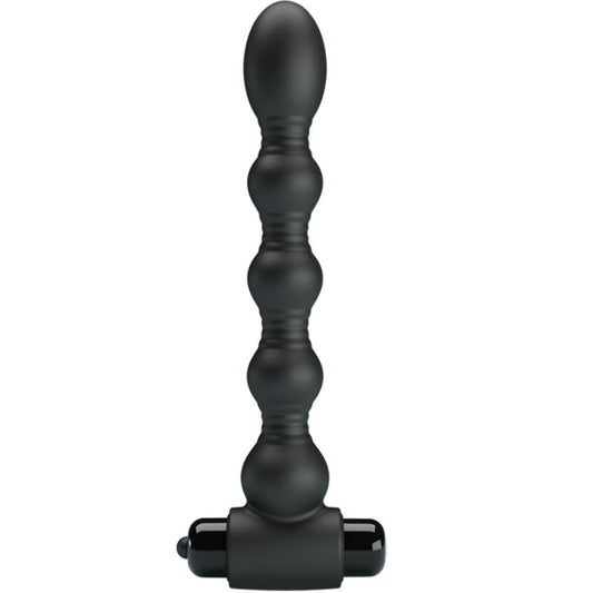 PRETTY LOVE - LYNN SILICONEN ANAALPLUG 10 TRILLINGEN ZWART