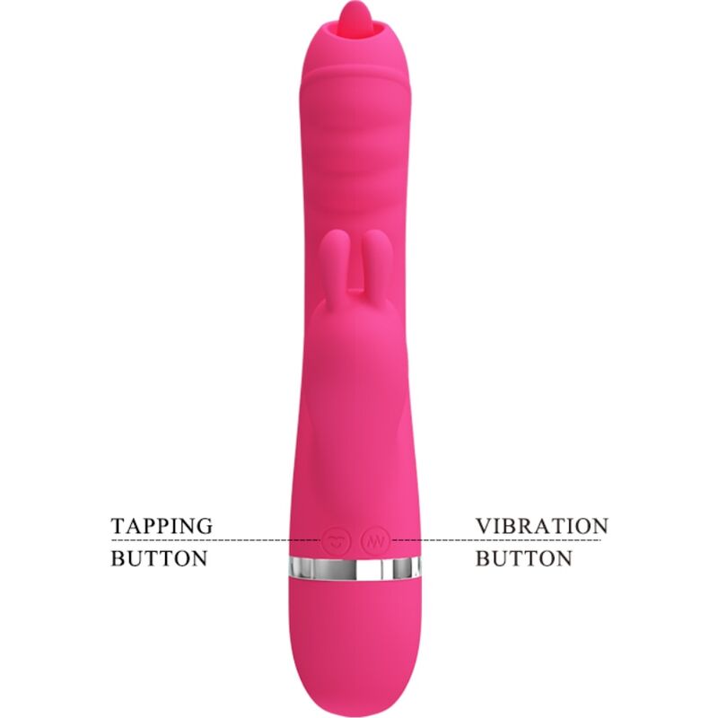 PRETTY LOVE - PHOENIX MULTIFUNCTIONELE KONIJNENVIBRATOR ROZE