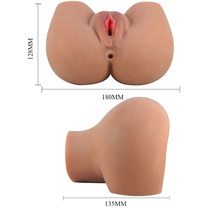 CRAZY BULL - MILA VIBRATOR KONT MET REALISTISCHE VAGINA EN ANUS AFSTANDSBEDIENING