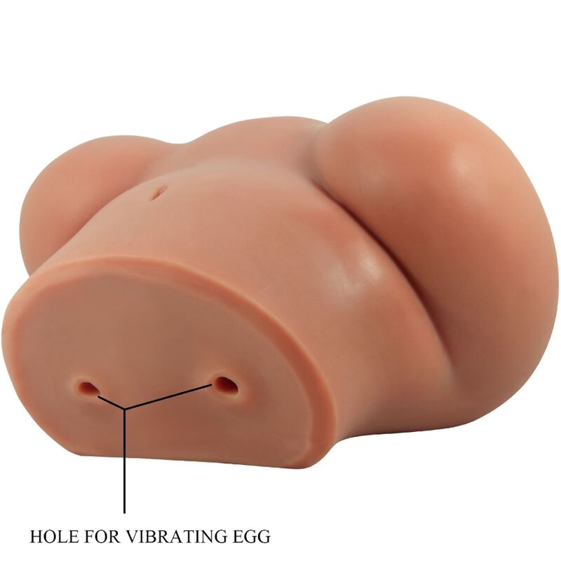 CRAZY BULL - LUNA VIBRATOR KONT MET REALISTISCHE VAGINA EN ANUS AFSTANDSBEDIENING