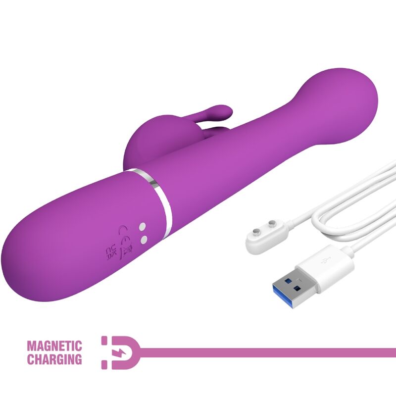 PRETTY LOVE - DEJON 3-IN-1 MULTIFUNCTIONELE KONIJNENVIBRATOR PAARS
