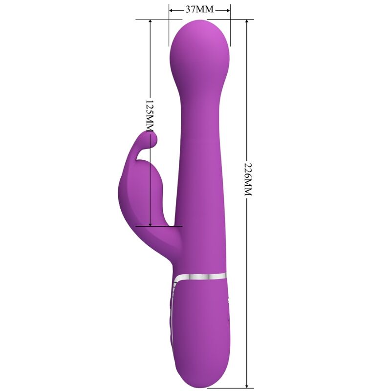 PRETTY LOVE - DEJON 3-IN-1 MULTIFUNCTIONELE KONIJNENVIBRATOR PAARS