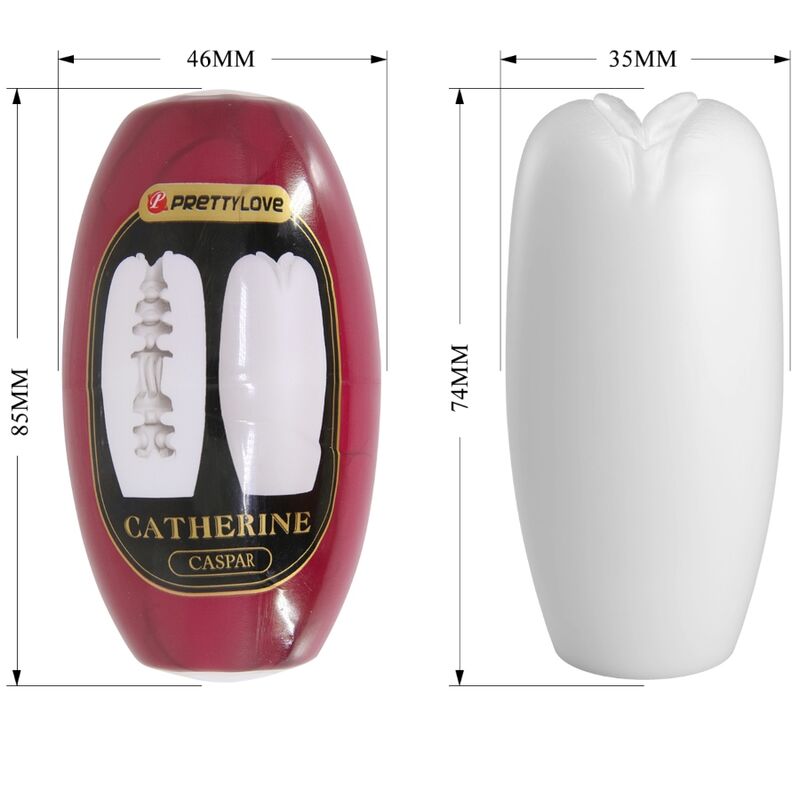 PRETTY LOVE - CASPAR PACK 15 VERSCHILLENDE MENSELIJKE MASTURBATOREN