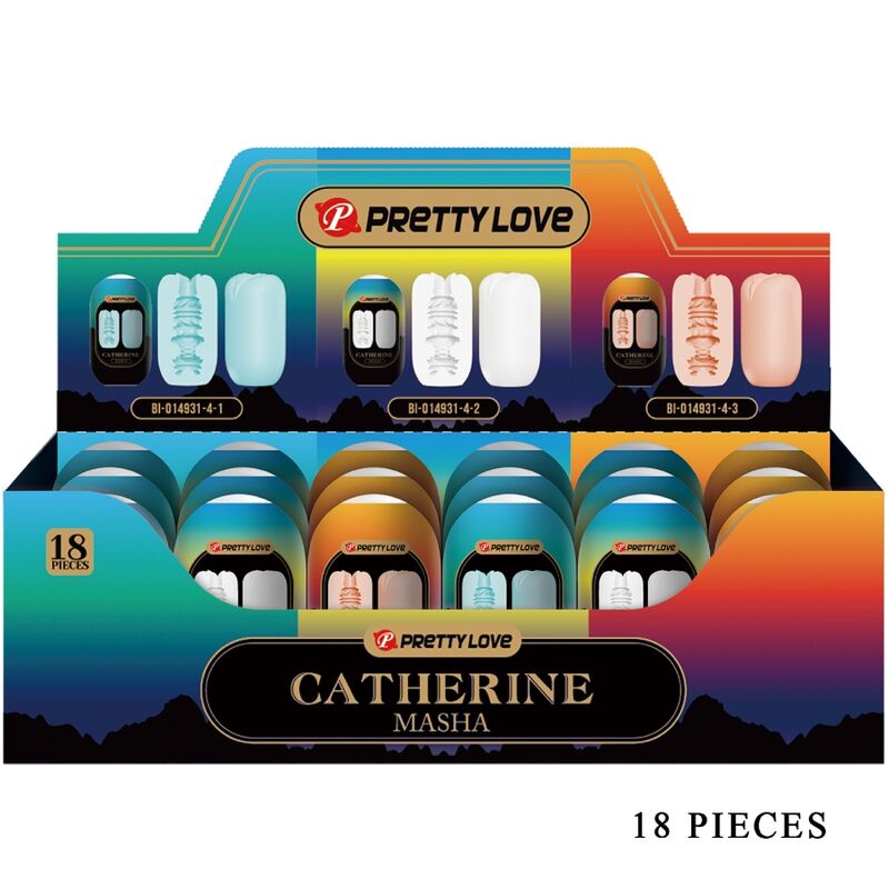 PRETTY LOVE - MASHA PACK 18 VERSCHILLENDE MALE MASTURBATORS