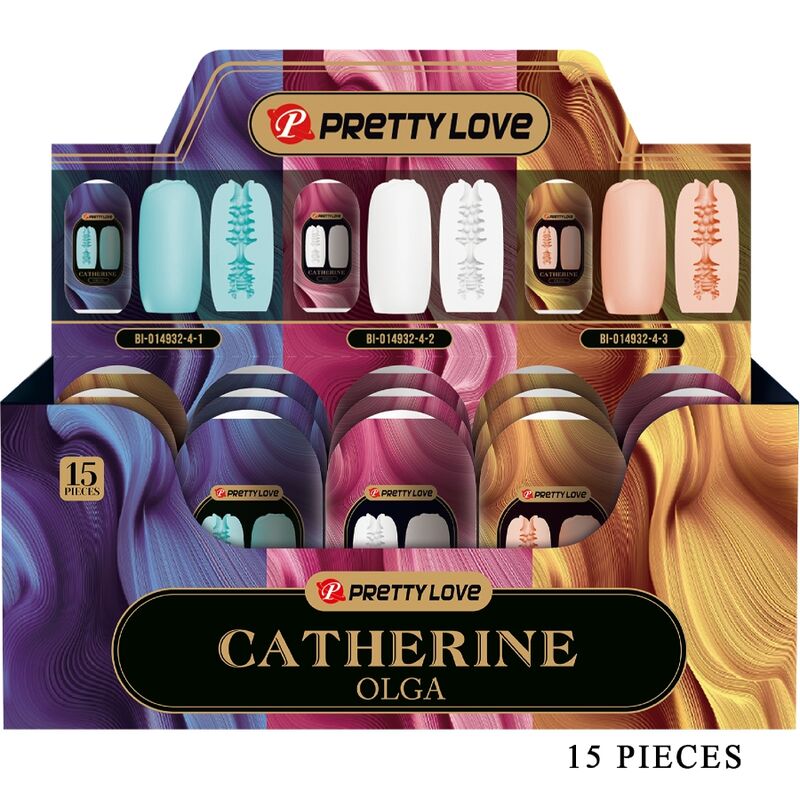 PRETTY LOVE - OLGA PACK 15 VERSCHILLENDE MANNELIJKE MASTRUBATORS