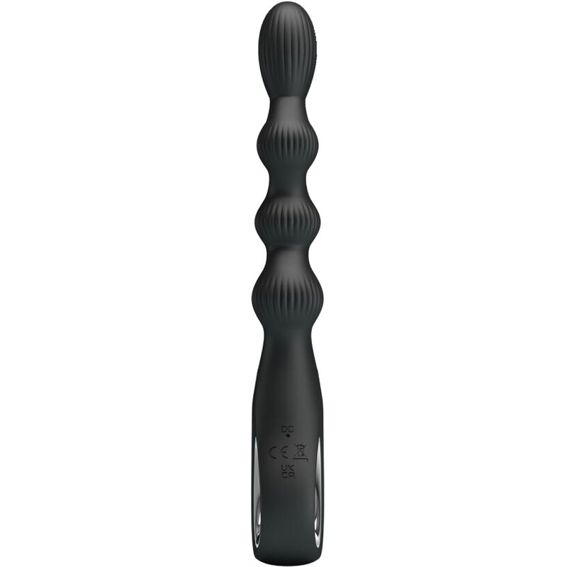 PRETTY LOVE - FEDERER ANAALVIBRATOR 12 TRILLINGEN ZWART