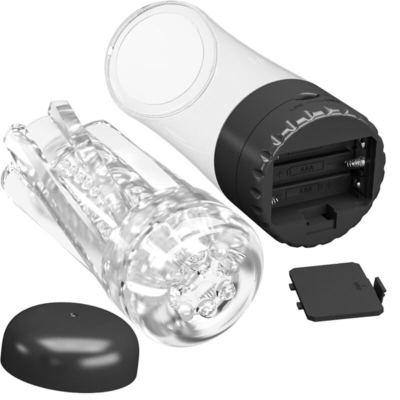 PRETTY LOVE - TAMARA MALE MASTURBATOR MULTI-SPEED VIBRATOR ZWART