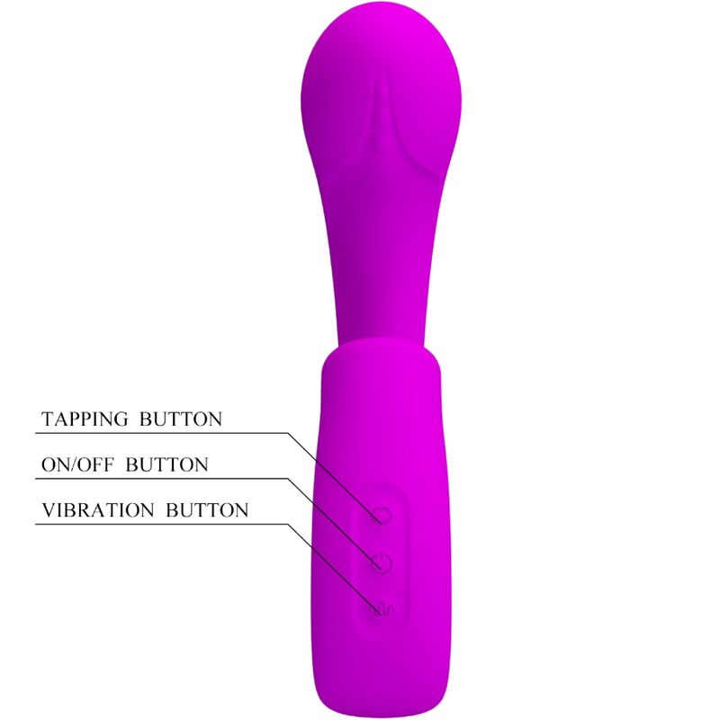 PRETTY LOVE - SIBEL SIBEL G-SPOT VIBRATOR + CLITORISSTIMULATOR 10 TRILLINGEN PAARS