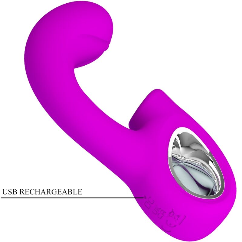 PRETTY LOVE - SIBEL SIBEL G-SPOT VIBRATOR + CLITORISSTIMULATOR 10 TRILLINGEN PAARS