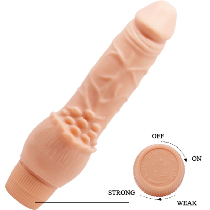 BAILE - BARBARA REALISTISCHE VIBRATOR 19,5 CM HUIDSKLEUR