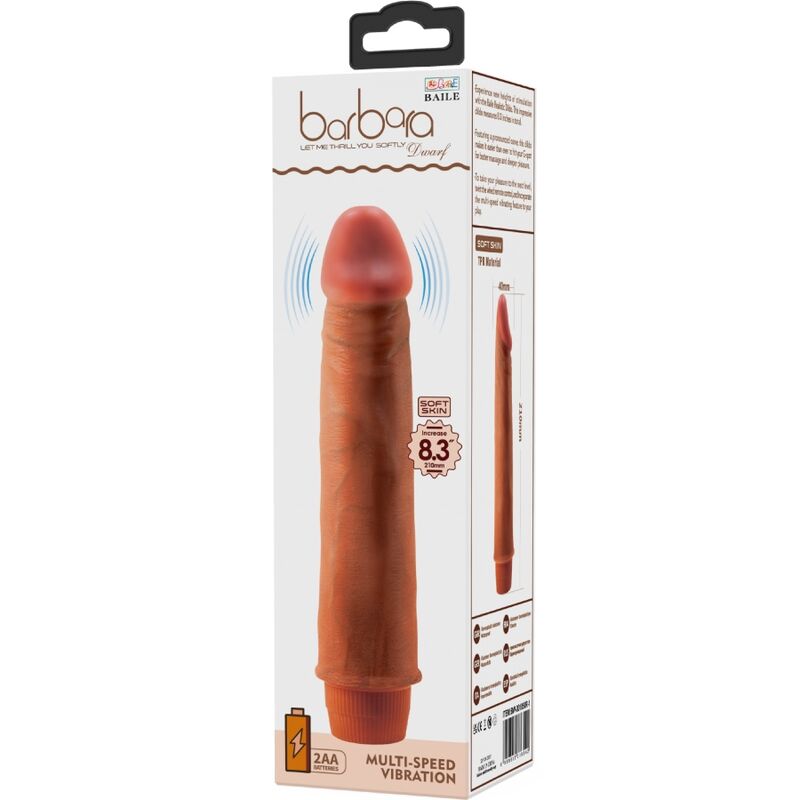 BAILE - DWERG REALISTISCHE VIBRATOR 21 CM MULAT