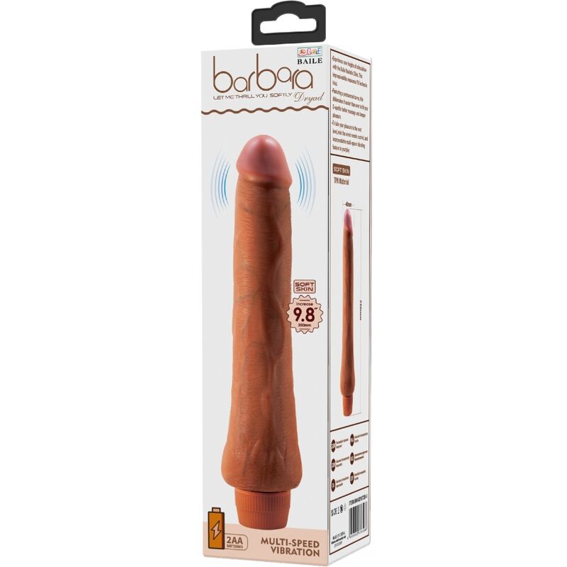 BAILE - DRYAD REALISTISCHE VIBRATOR 25 CM MULAT