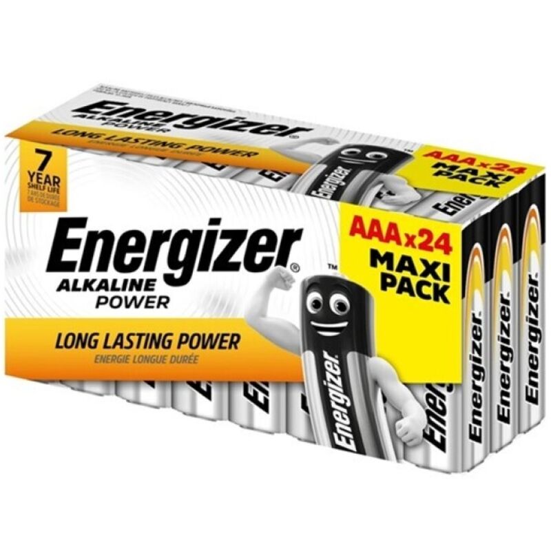ENERGIZER - ALKALINE POWER AAA ALKALINE BATTERIJ LR03 DOOS*24 (3 DOZEN*8 BATTERIJEN)