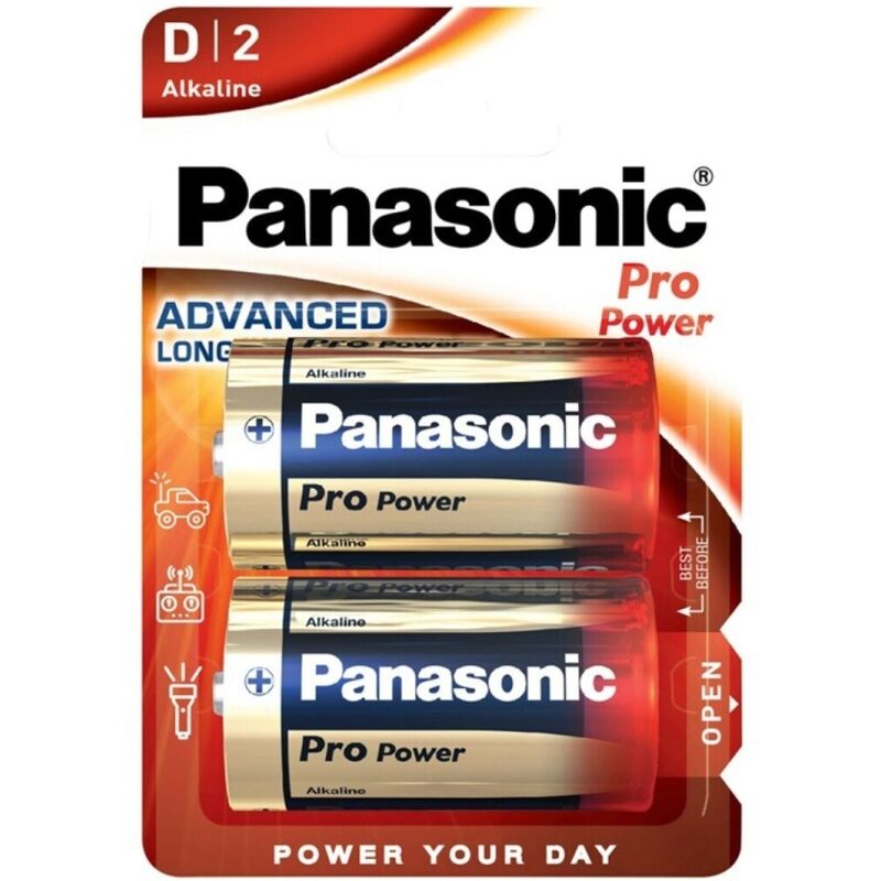 PANASONIC - PRO POWER ALKALINE D BATTERIJ LR20 BLISTER*2