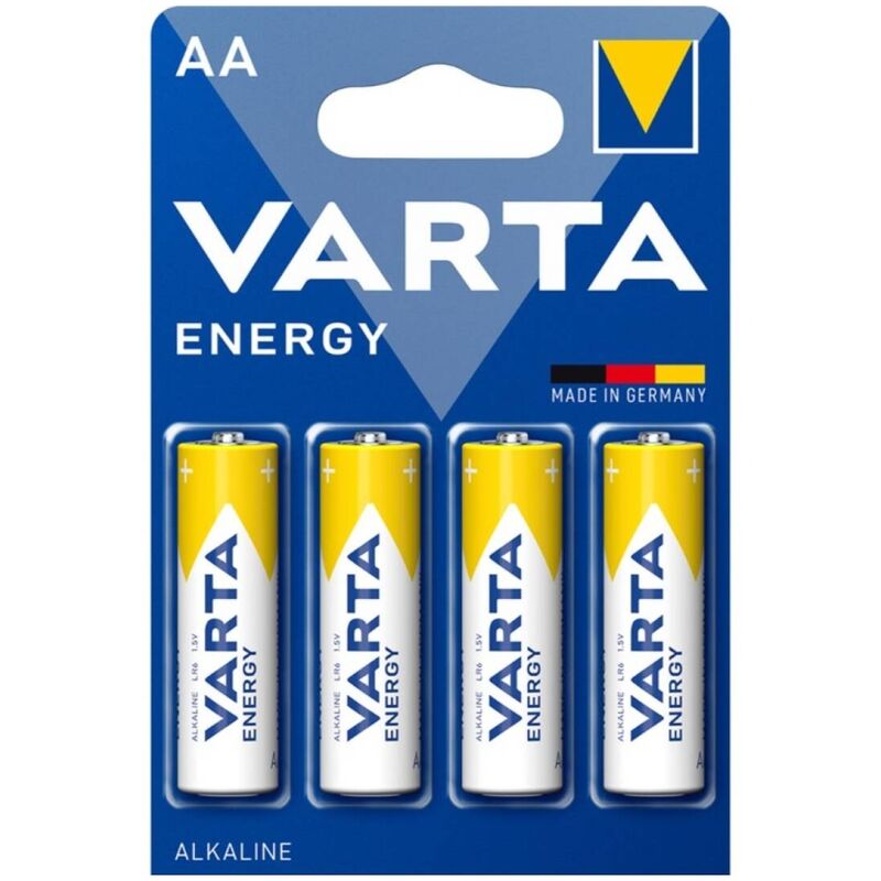 VARTA - ENERGY ALKALINE BATTERIJ AA LR6 BLISTER*4