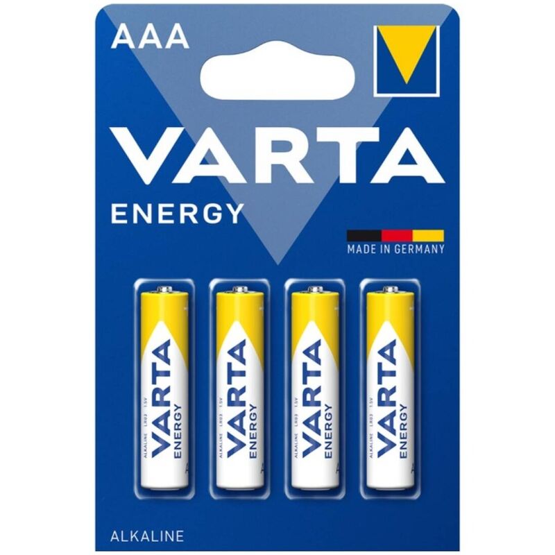 VARTA - ENERGY ALKALINE BATTERIJ AAA LR03 BLISTER*4