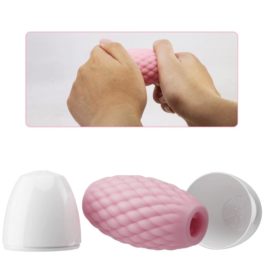 PRETTY LOVE - ATHENA EROS SILICONEN MANNELIJKE MASTURBATOR ROZE