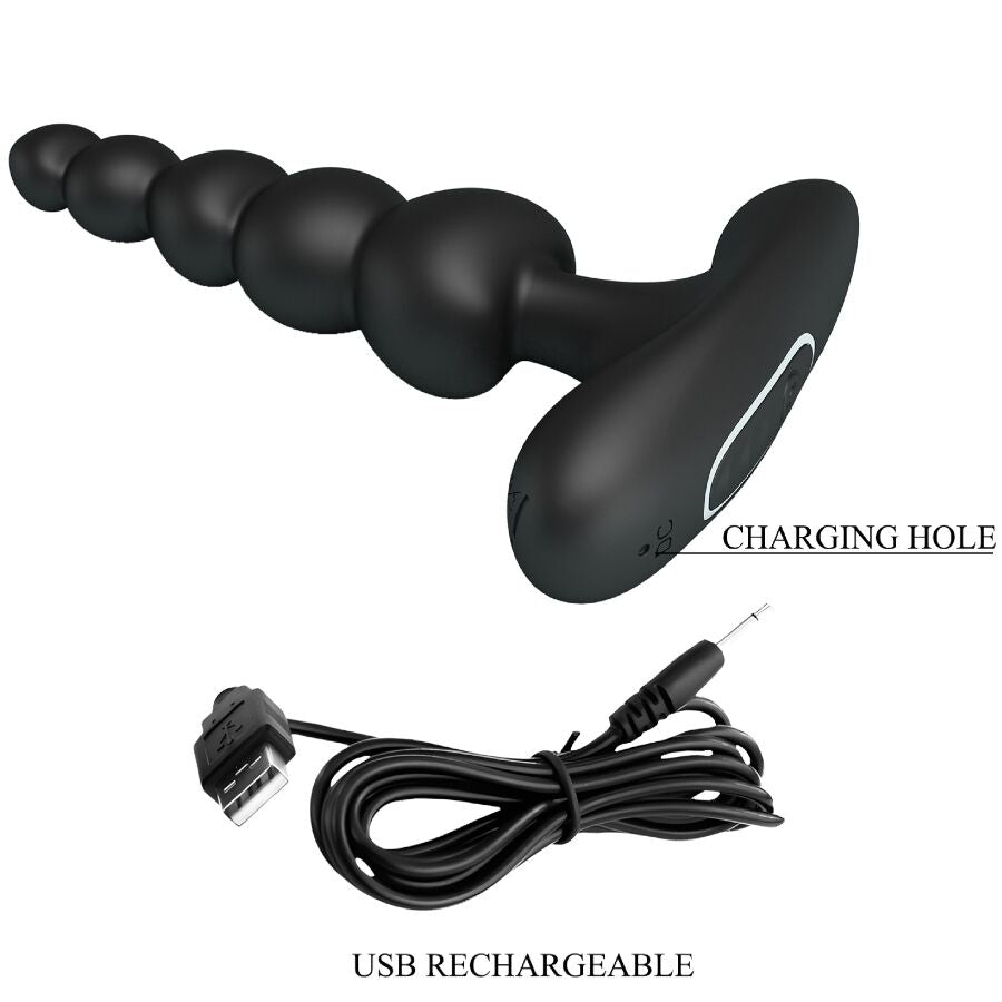 PRETTY LOVE - CORBAN ANALE VIBRATOR 10 TRILLINGEN ZWART