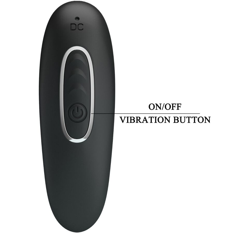PRETTY LOVE - CORBAN ANALE VIBRATOR 10 TRILLINGEN ZWART