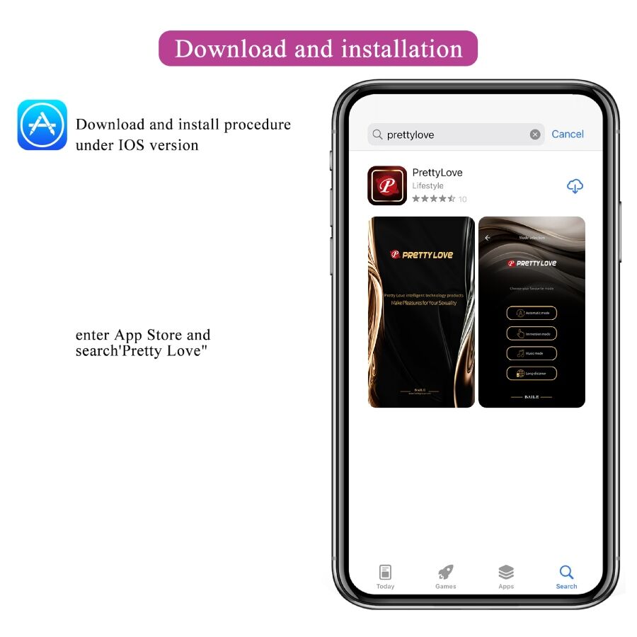 PRETTY LOVE - LEVIATHAN APP GESTUURDE VIBRATOR PAARS