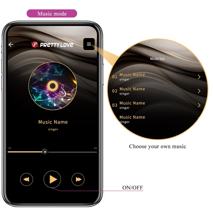 PRETTY LOVE - LEVIATHAN APP GESTUURDE VIBRATOR PAARS