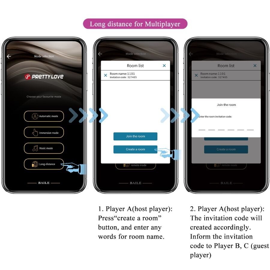 PRETTY LOVE - LEVIATHAN APP GESTUURDE VIBRATOR PAARS