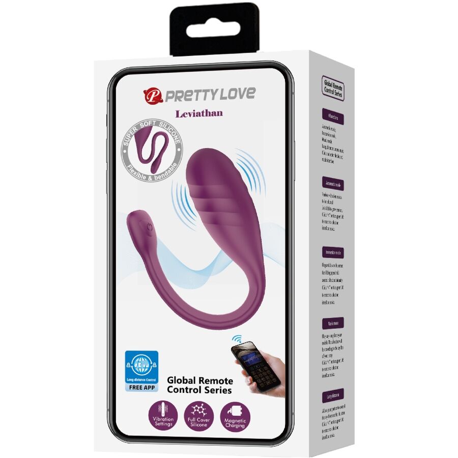 PRETTY LOVE - LEVIATHAN APP GESTUURDE VIBRATOR PAARS