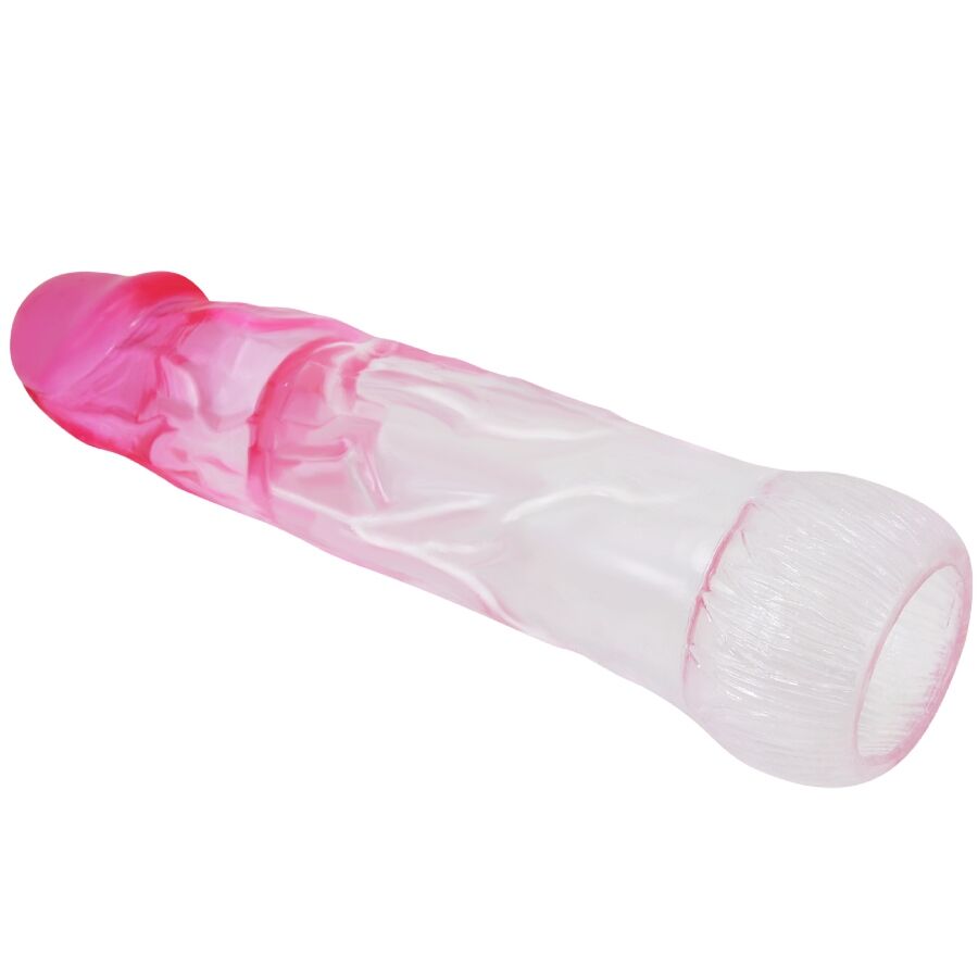 PRETTY LOVE - NERON REALISTISCHE 6 CM VERGROTENDE PENISSLEEVE ROZE