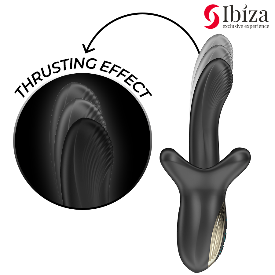 IBIZA - KRACHTIGE VIBRATOR MET STUWENDE EN BIJTENDE WERKING