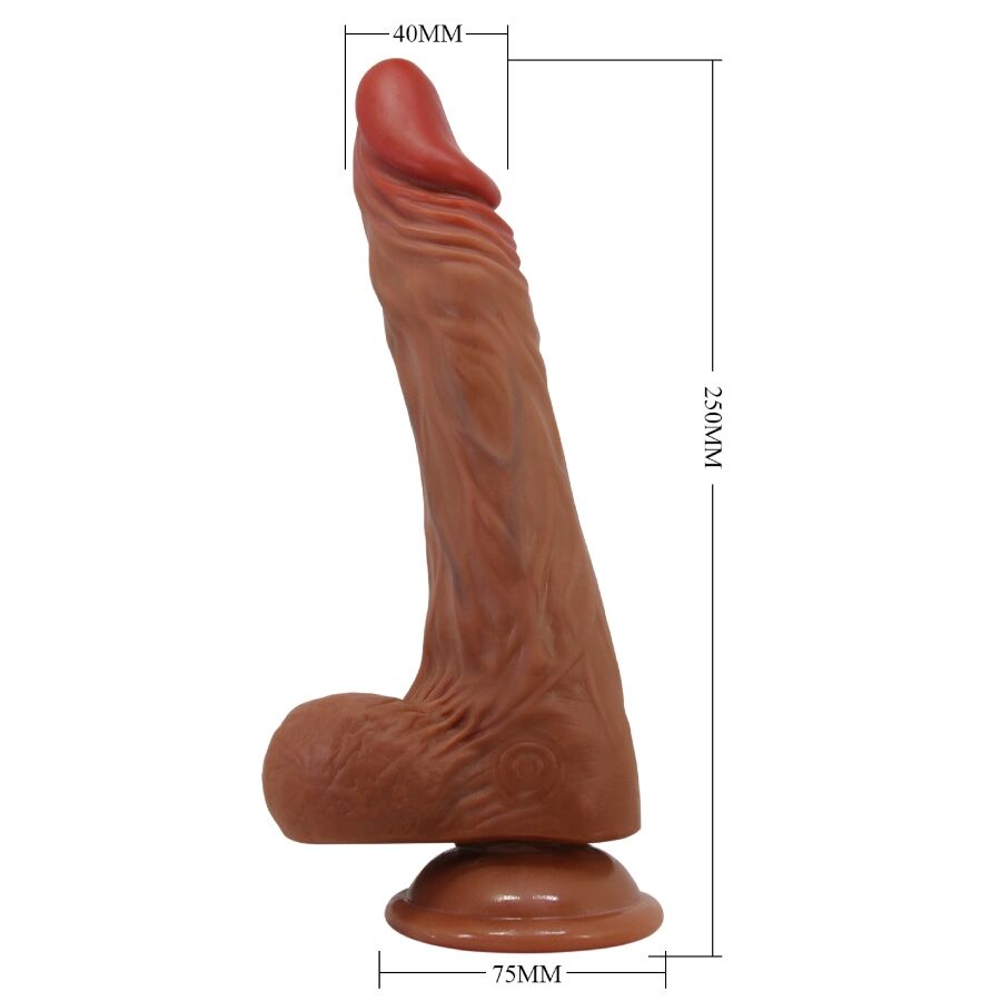 BAILE - CALISTO REALISTISCHE DILDO 24 CM HUIDSKLEUR