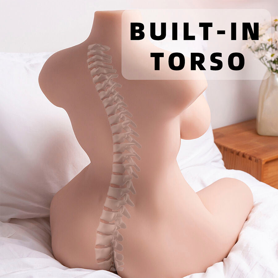 XISE - TIDY FEMALE REALISTISCHE TORSO MET STOTENDE BEWEGING 71 CM
