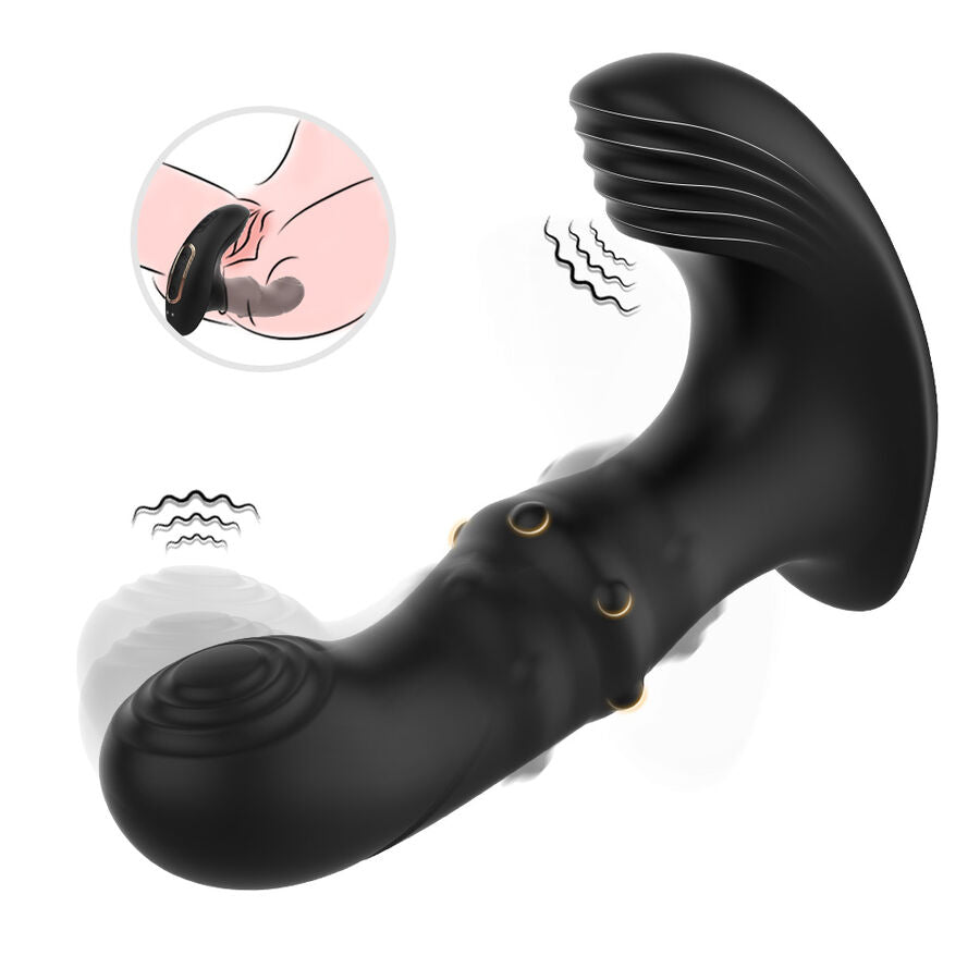 ARMONY - ANAAL PROSTAAT VIBRATOR AFSTANDSBEDIENING ZWART