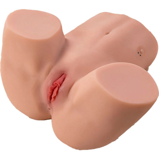 XISE - MAYA ZUIGENDE REALISTISCHE VAGINA EN ANUS MASTURBATOR MET TRILLING EN ZUIGKRACHT 4.5 KG
