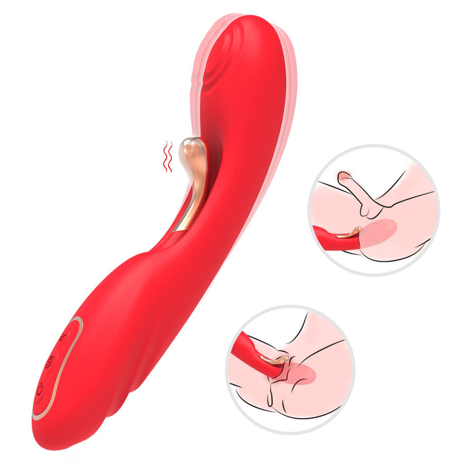 ARMONY - VIBRATOR MET OSCILLERENDE TONG ROOD