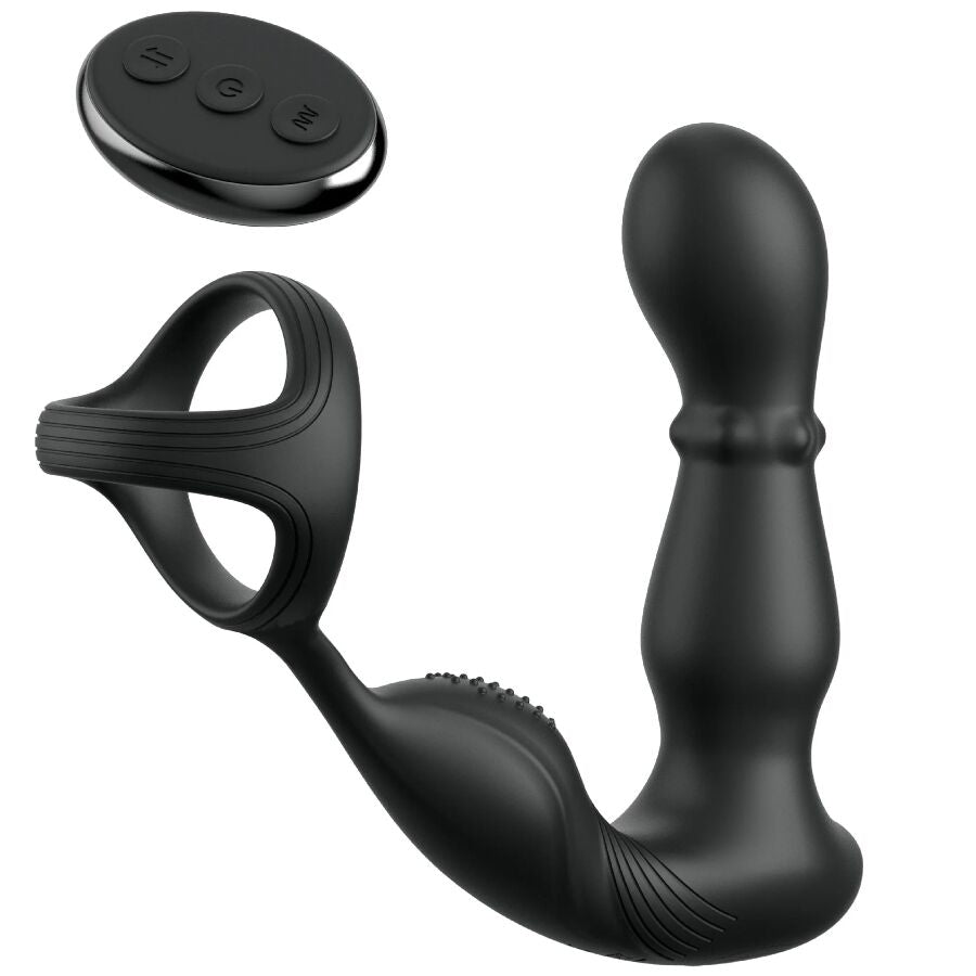 ANAL FANTASY ELITE COLLECTIE - TRILLERIGE ANAALRING EN MASSAGER MET AFSTANDSBEDIENING