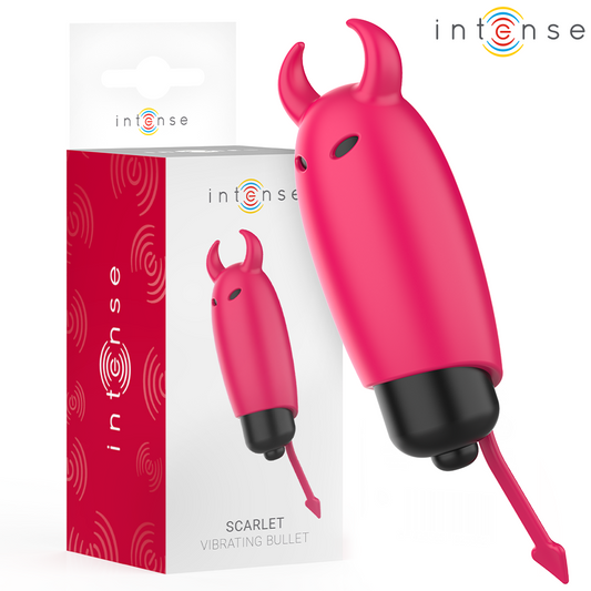 INTENSE - SCARLET TRILLENDE KOGEL RODE DEMOON 9,3 X 2,4 CM